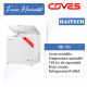 Freezer Horizontal Congelador Nevera 5.6cu.ft (155L)