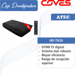 Caja Decodificadora ATEC DTMB TV Digital