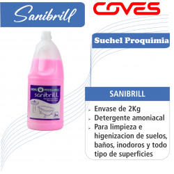 Sanibrill detergente amoniacal concentrado 2kg
