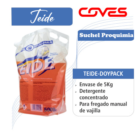 TEIDE lavavalillas concentrado DOYPACK 5Kg